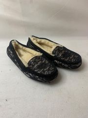UGG 黒レース　モカシン　レディース