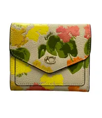 コーチ 二つ折り財布 花柄 CC500 レディース COACH