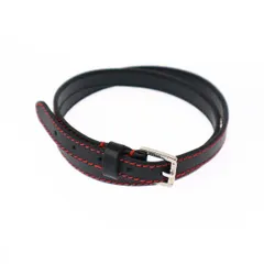 Dior HOMME ディオールオム マルチプレックス レザーブレスレット  ブラックのサムネイル