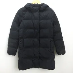 D■ユニクロ/UNIQLOシームレスダウンショートコート JKT■黒【S】LADIES/10T