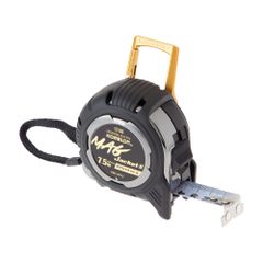 新品 コメロン(Komelon) マグジャケットⅡカラビナ式ベルトクリップ付 テープ幅25mm×長さ7.5m