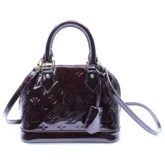 LOUIS VUITTON (ルイヴィトン) モノグラムヴェルニ アルマBB アマラント 2WAYバッグ ハンドバッグ ショルダーバッグ ボルドー ゴールド金具 パテント M91678