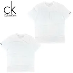 カルバンクライン calvin klein Tシャツ 半袖 ロゴ 40GC808 クルーネック ホワイト 丸首 メンズ レディース CALVIN KLEIN S/S GRAPHIC TEE 新品 正規品 未使用品