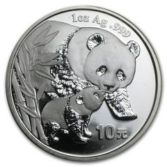 2015年 パンダ 中国 2oz スミソニアン 最高鑑定 ハイレリーフ 銀メダル