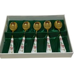 ノリタケ アルミナ磁器ハンドル ティースプーン 6本セット - メルカリ