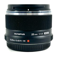 オリンパス OLYMPUS M.ZUIKO DIGITAL 25mm F1.8 ブラック 一眼カメラ用レンズ（オートフォーカス） 【中古】