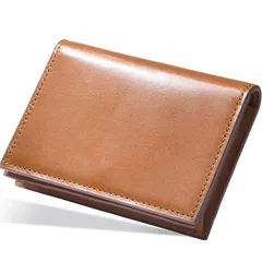 【在庫セール】[KABANTiFY] 名刺入れ メンズ 本革 名刺ケース カードケース スナップボタン付き 取り出しやすい 大容量 35枚 4ポケット 男女兼用 シンプル 角が折れない 薄型 名刺交換 めいしいれ