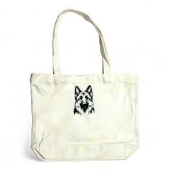 選べる犬の刺繍トートバッグ（中サイズ）