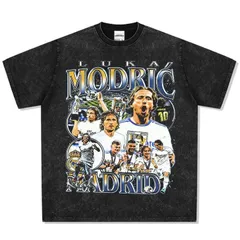 ルカ・モドリッチ　記念tシャツ　2018W杯 Kemari87 KISHISPO / レアルマドリッド 24-25 ホーム 半袖