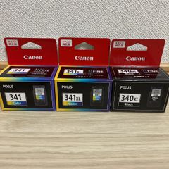 キヤノン純正新品BC-340XL/BC-341XL/BC-341各1計3個セット