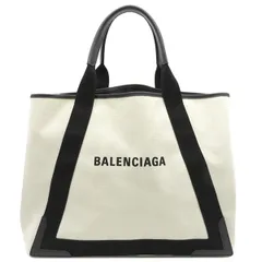 2024年最新】BALENCIAGA(バレンシアガ)NAVY CABAS M ネイビーカバ