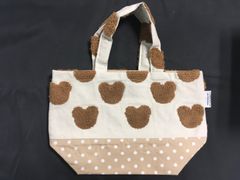 ハンドメイド　くまトートバッグ　2021