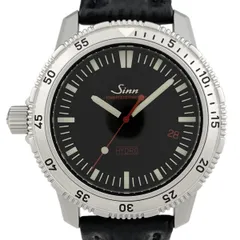 ジン Sinn ハイドロ デイト 403.EZM-2 腕時計 SS レザー クォーツ ブラック メンズ 【中古】のサムネイル