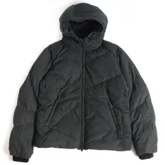 美品◆ARMANI COLLEZIONI アルマーニコレツォーニ Wジップ フーデッド ダウンジャケット チャコールグレー 52 正規品 メンズのサムネイル