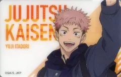 【中古】キャラカード 虎杖悠仁 「呪術廻戦 全国を廻れ!じゅじゅつ旅 等身イラストクリアカード」