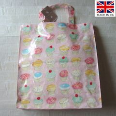 イギリス製 PVC ショッピングバッグ エコバッグ Shopping Bag  Hot Paws ＆ Trogg (Paw-29) Made in UK イギリス直輸入