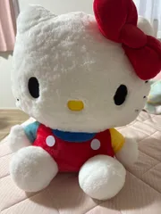 ✨新品✨ハローキティ レトロカラー ドール ぬいぐるみ 特大 カラフル 45㎝