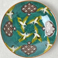 古九谷　青手　小皿　古箱付き　N9-3M 古九谷 青手 小皿 古箱付き N9-3M - メルカリ