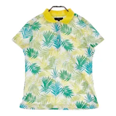 サイズ：L CALLAWAY キャロウェイ  半袖ポロシャツ ボタニカル柄 イエロー系 [240101493813] ゴルフウェア レディース ストスト