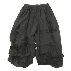 美品 2014 コムデギャルソン コムコム ティアード フリル サルエル ワイド