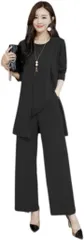 RED RAY レッドレイ スーツ レディース 3点セット フォーマル パンツ(ブラック,  2XL)