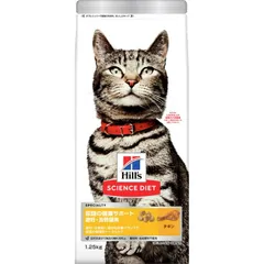 （まとめ買い）日本ヒルズ サイエンス・ダイエット 尿路の健康サポート避妊・去勢猫用 チキン 1.25kg 猫用フード 【×3セット】