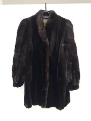 CRESCE'　クレッセ　MOONBAT　ミンク　毛皮　ミディアム　コート CRESCE' クレッセ MOONBAT ミンク 毛皮 ミディアム コート CRESCE