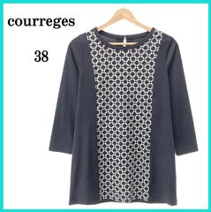 美品 courreges クレージュ トップス ブラウス 長袖 チュニック