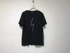本物アニエスベーオムagnesb.Hommeコットンプリント半袖TシャツメンズサーフアメカジミリタリーストリートスケーターワークビジネススーツモードゴルフドレスバイカーバンTインナーロック黒ブラック3日本製Lのサムネイル