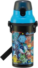 水筒  直飲み プラスチック 大容量 480ml ポケットモンスター 24年 ポケモン ピカチュウ 男の子 食洗機対応 キッズ 幼児 ワンタッチ skater スケーター PSB5SANAG 子供 こども 子ども キッズ
