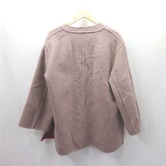 ◇ ⊇ ノーブランド ウエスト紐 長袖 コート サイズ表記なし モカ系 レディース E  【1503060044056】