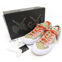 NIKE × sacai × KAWS ナイキ サカイ カウズ BLAZER LOW ブレーザー ロー DM7901-200 US10.5/28.5cm 箱有 ※中古