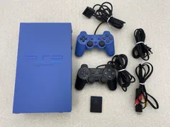 PlayStation 2 (SCPH-39000 TB) アクアブルー　本体　コントローラー２点