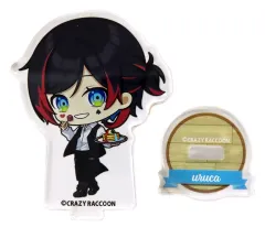 【中古】アクリルスタンド・アクリルパネル うるか デフォルメアクリルスタンドA 「Crazy Raccoon×GiGO コラボカフェ」