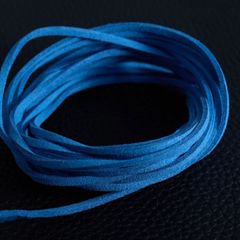 スエード調紐 幅2.6mm 厚1.5mm 5メートル入り JPC0113ブルーグレー