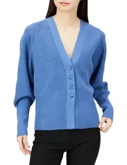 【在庫セール】カーディガン [ナチュラルビューティーベーシック] フォルムニットカーディガン レディース 017-2175001