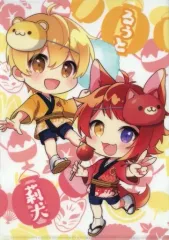 【中古】クリアファイル るぅと＆莉犬(すとろべりーぷりんす) A4クリアファイル 法被 「2021 summer オフィシャルグッズ」 A4クリアファイルくじ(2021夏ver.!!)景品