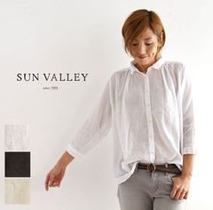 SALE 20%OFF BARNDOOR バーンドア コットン 塩縮 ワイド 前開き ブラウス (1184060g)レディース 春 夏 シャツ 5分袖 ゆったり 北欧 大人可愛い ナチュラル 服 BARNDOOR SALE 20%OFF バーンドア コットン 塩縮 ワイド 前開き