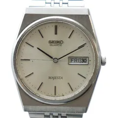 セイコー SEIKO MAJESTA メンズクォーツ腕時計 デイデイト SEIKO - 稼働 SEIKO MAJESTA 腕時計 デイデイト ヴィンテージ