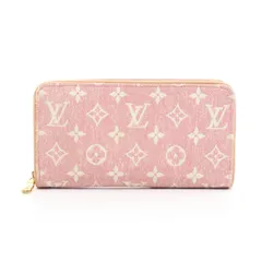 LOUIS VUITTON ルイ・ヴィトン ジッピーウォレット モノグラムジャガードデニム ラウンド長財布