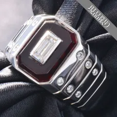プラチナ印台リング　pm850 再出品　鑑定済み　中古　最終値下げ！ プラチナ印台リングpm850 再出品鑑定済み中古最終値下げ！