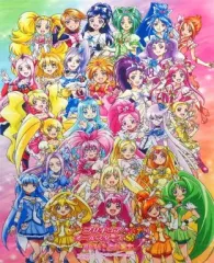【中古】ポスター・タペストリー プリキュア大集合 タペストリー 「Blu-ray/DVD 映画 プリキュアオールスターズNewStage みらいのともだち」 東映アニメーションオンラインショップ購入特典