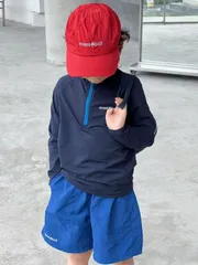 montbell キッズ   ハーフジップ