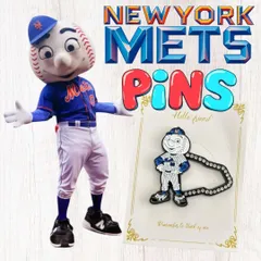 新品ピンズ　ニューヨーク・メッツ　オリジナルカスタム　マスコット　ニューエラカスタム　NEW ERAドレスアップアクセサリーのサムネイル
