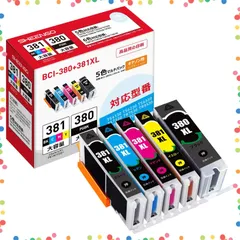 【在庫処分】BCI-381XL 用 (BK/C/M/Y) + BCI-380XL (PGBK) Canon 5色マルチパック 対応機種：TS6130 TS6230 互換インクカートリッジ TS6330 TS7330 TS7430 TR9530 BCI-381+