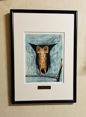 生田宏司 フクロウ 風にふれて 78/95 絵画 壁掛け インテリア 格安 生田宏司 フクロウ 風にふれて 78/95 絵画 壁掛け インテリア 格安