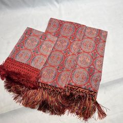 【特価】逸品 美品 園紋白虎朱雀錦 ファブリック テーブルセンサー ランチョンマット 日本生命 女性 婦人 レディース 和装小物 和装 着物 留袖 訪問着 振袖 浴衣 B111423