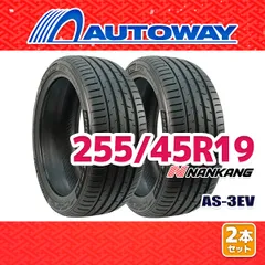 【AUTOWAY】 新品 255/45R19 サマータイヤ NANKANG AS-3EV 19インチ 2本セット 夏タイヤ オートウェイ