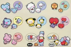 【中古】シール・ステッカー 全9種セット トレーディングステッカー(3枚入り) 「BT21」