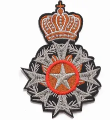 Atmu ワッペン アイロン エンブレムワッペン おしゃれ 大人 アップリケ 男の子 刺繍シート アイロン接着 スター